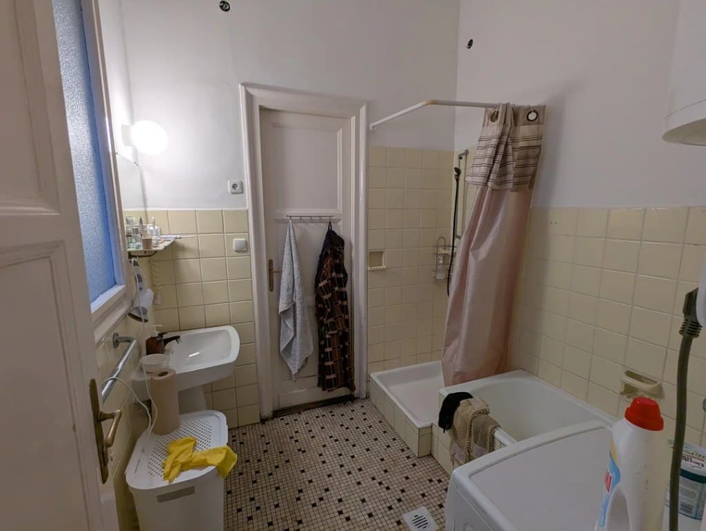 Badezimmer, vorher