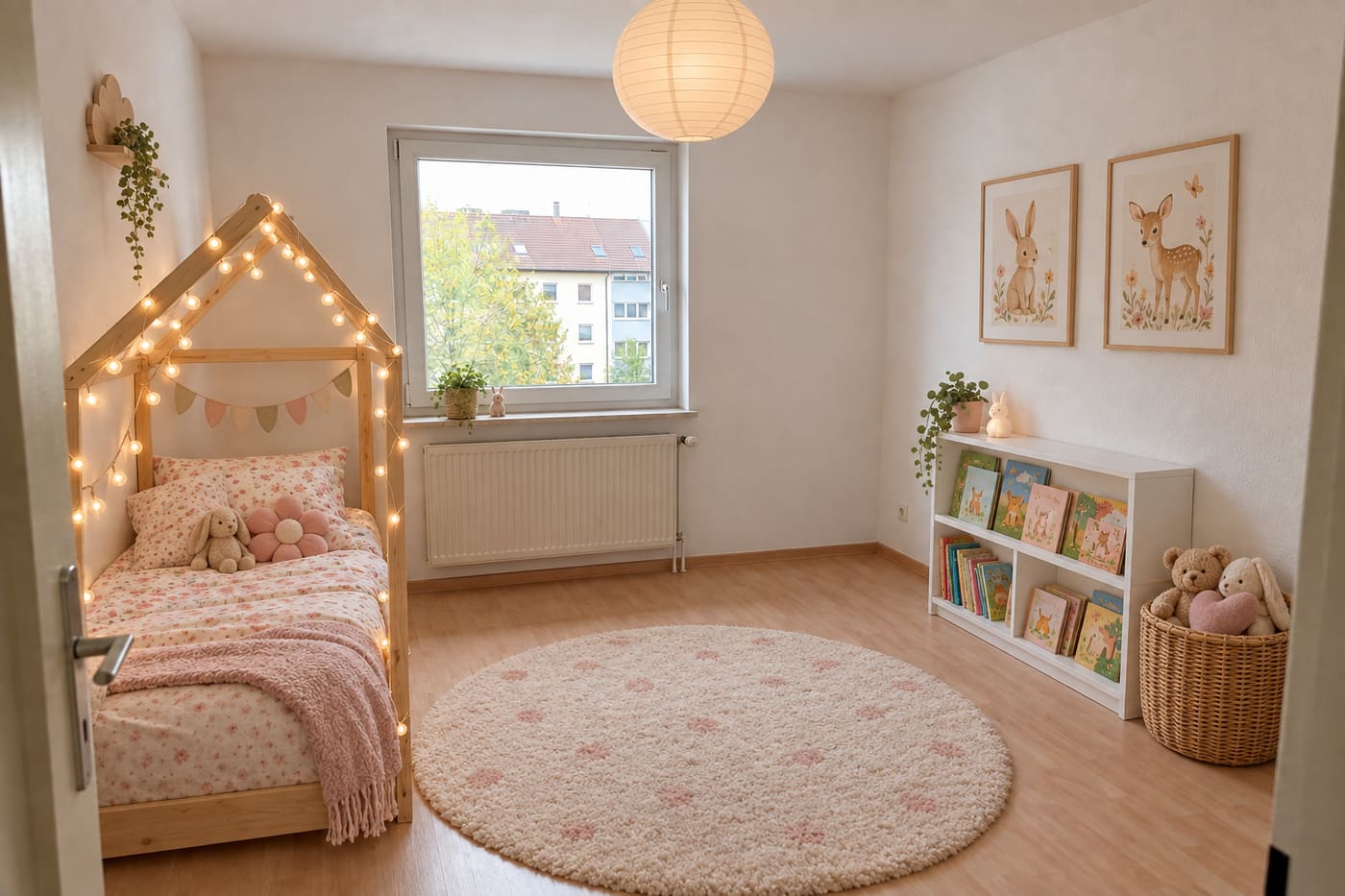 Kinderzimmer, eingerichtet