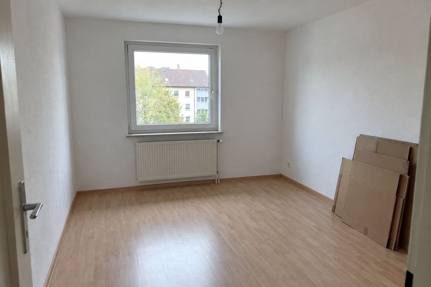 Kinderzimmer, vorher: leer