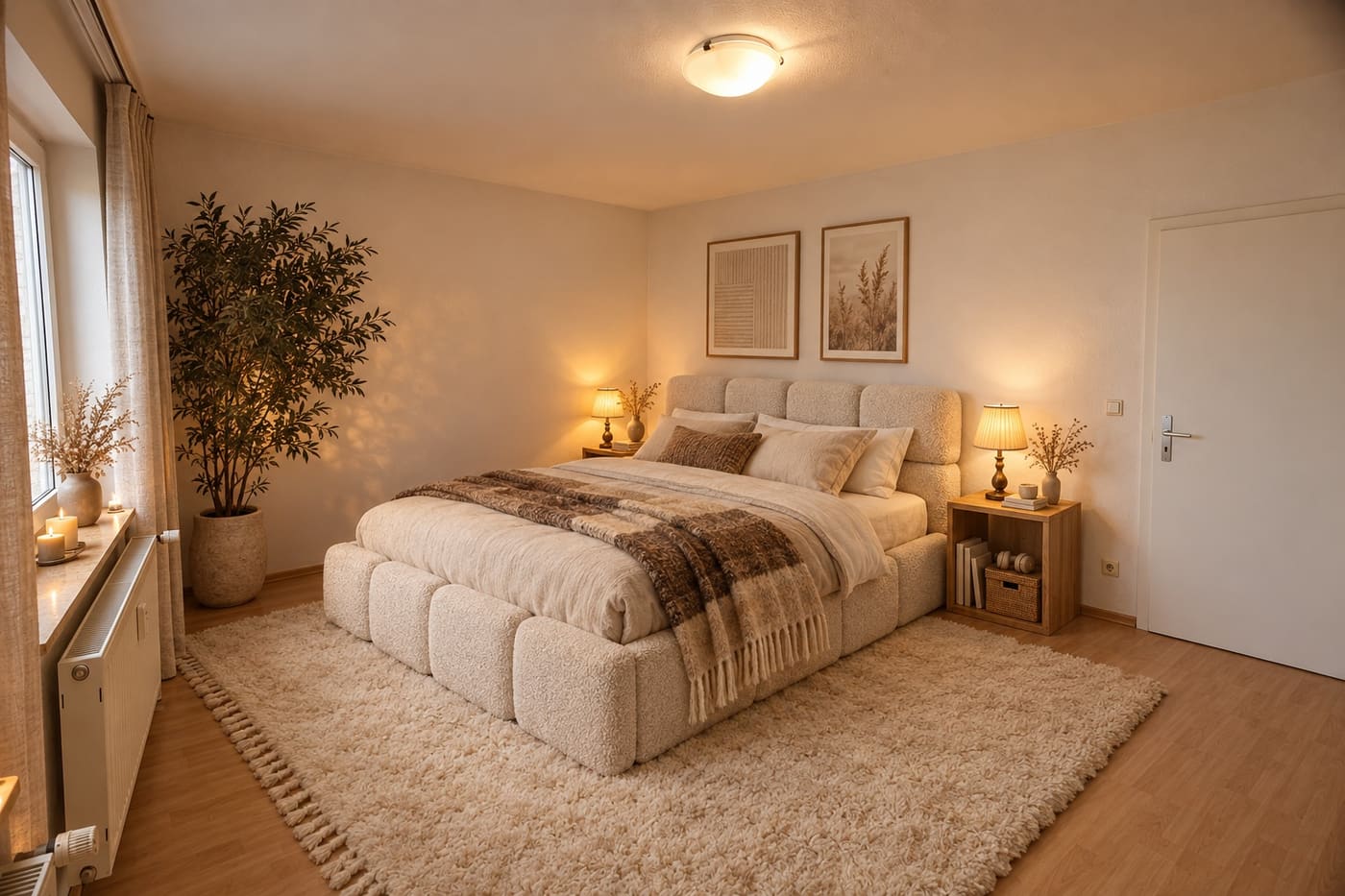 Schlafzimmer, eingerichtet von Housewarm