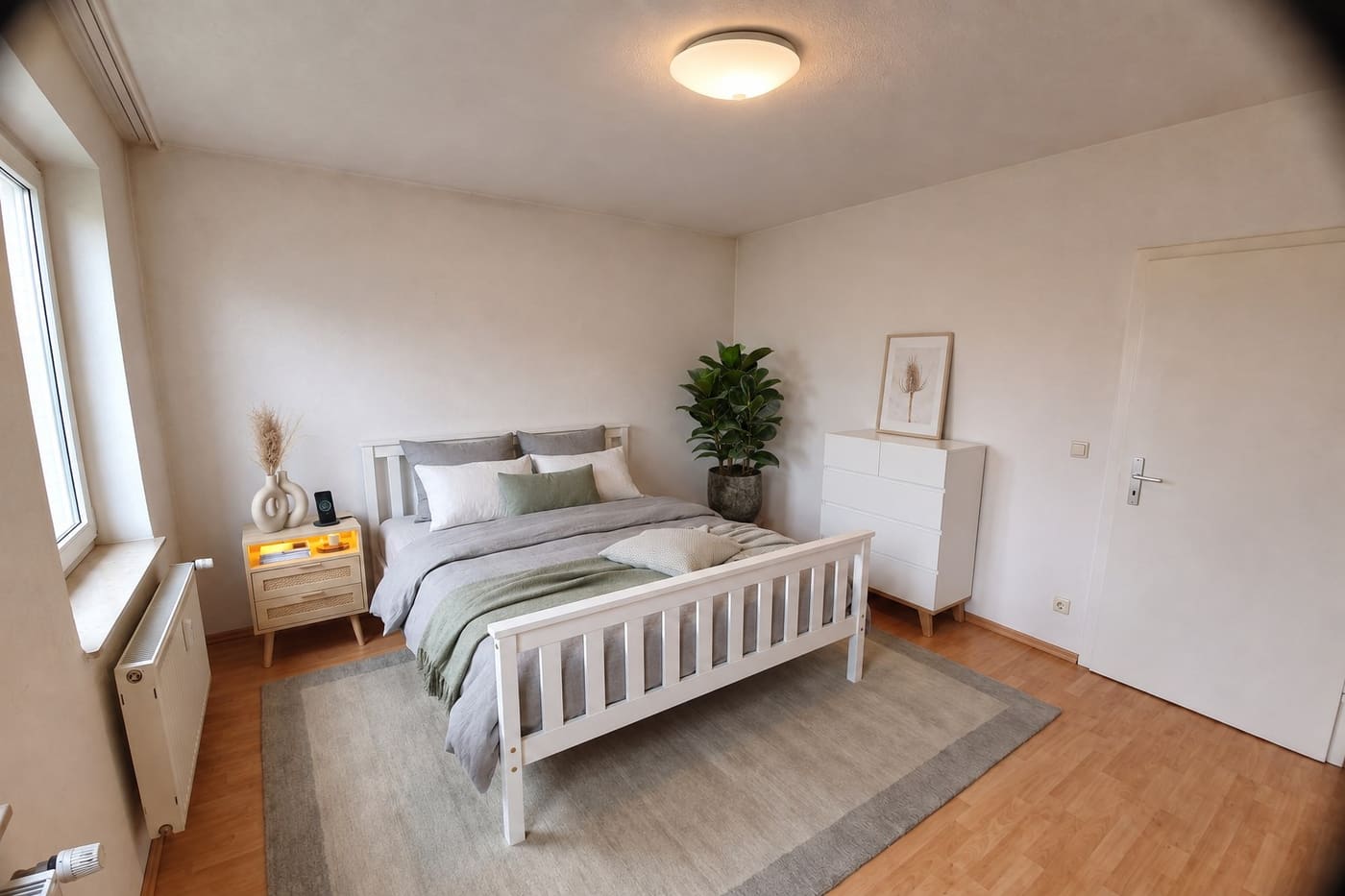 Schlafzimmer im skandinavischen Stil