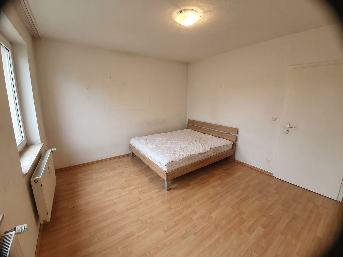 Das leere Schlafzimmer, so wie es fotografiert wurde